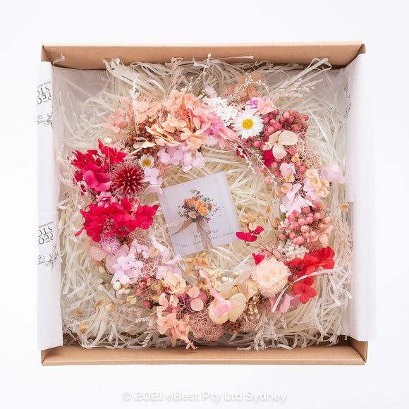 Blooming Passion Floral Wreath