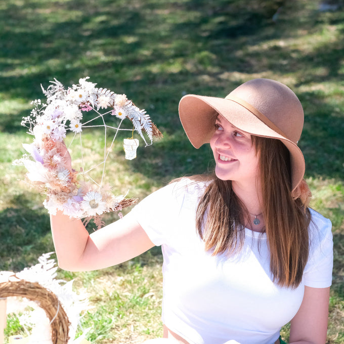 Crystal & Flowers DreamCatcher DIY Pack